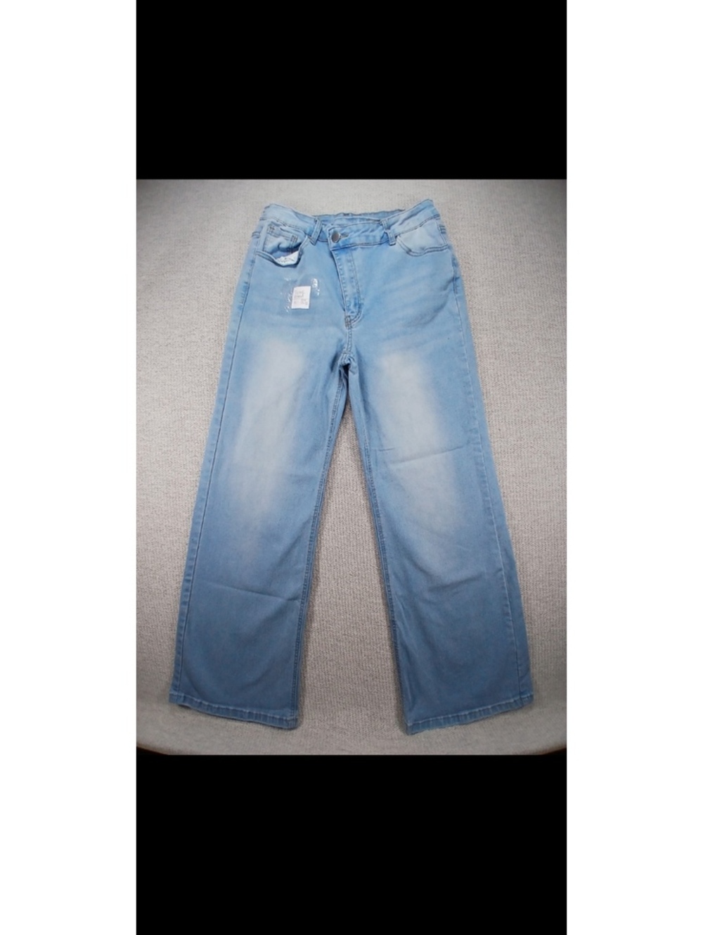 TikTok Brand XL Light Blue Wide-Leg Jeans